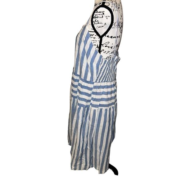 UNIVERSAL THREAD Women Size‎ XXL Blue/White Stripes Spaghetti Straps Maxi Dress - Picture 4 of 10